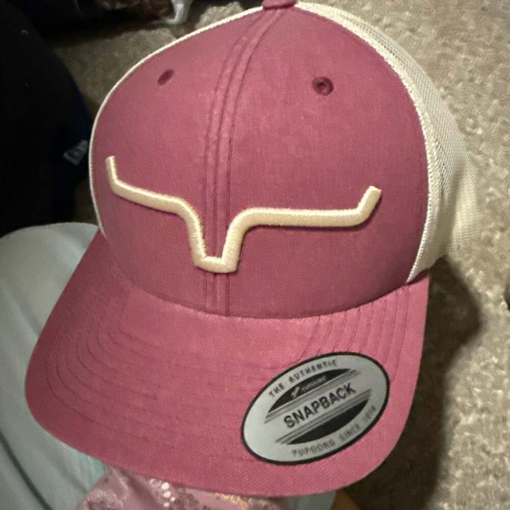 Kimes Ranch Weekly Trucker Hat Dark Red Snapback